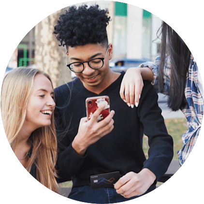 Teen downloads the Current Bank app